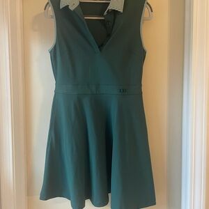 Green Sleeveless Golf Dress